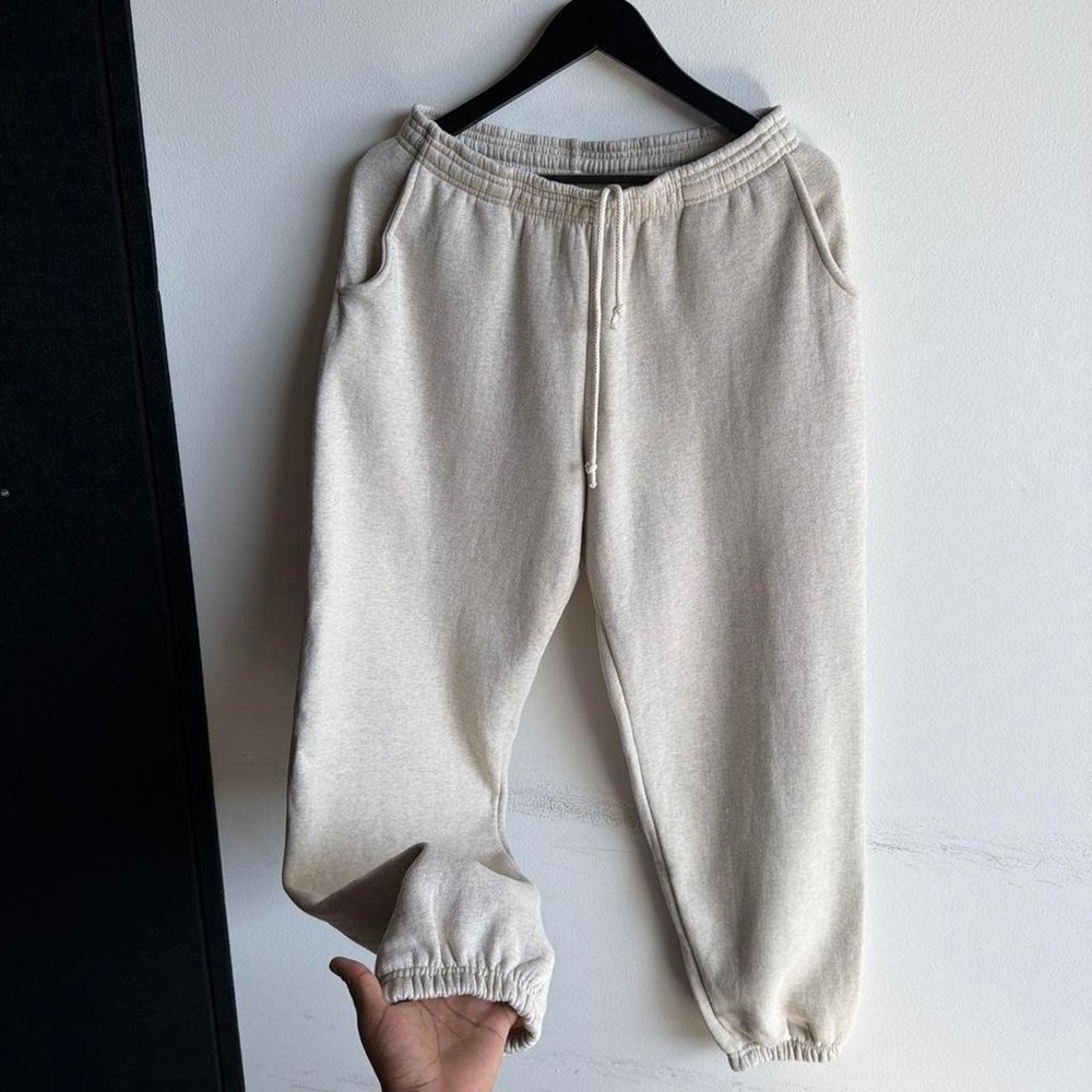 Los Angeles Apparel 14oz Heavy Fleece Sweatpants Heather Gray HF04 Medium